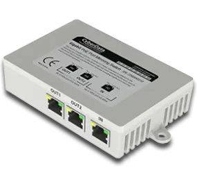 011258 2-Port PoE Gigabit Port Mirroring Switch