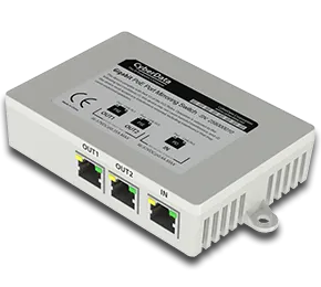 011258 2-Port PoE Gigabit Port Mirroring Switch