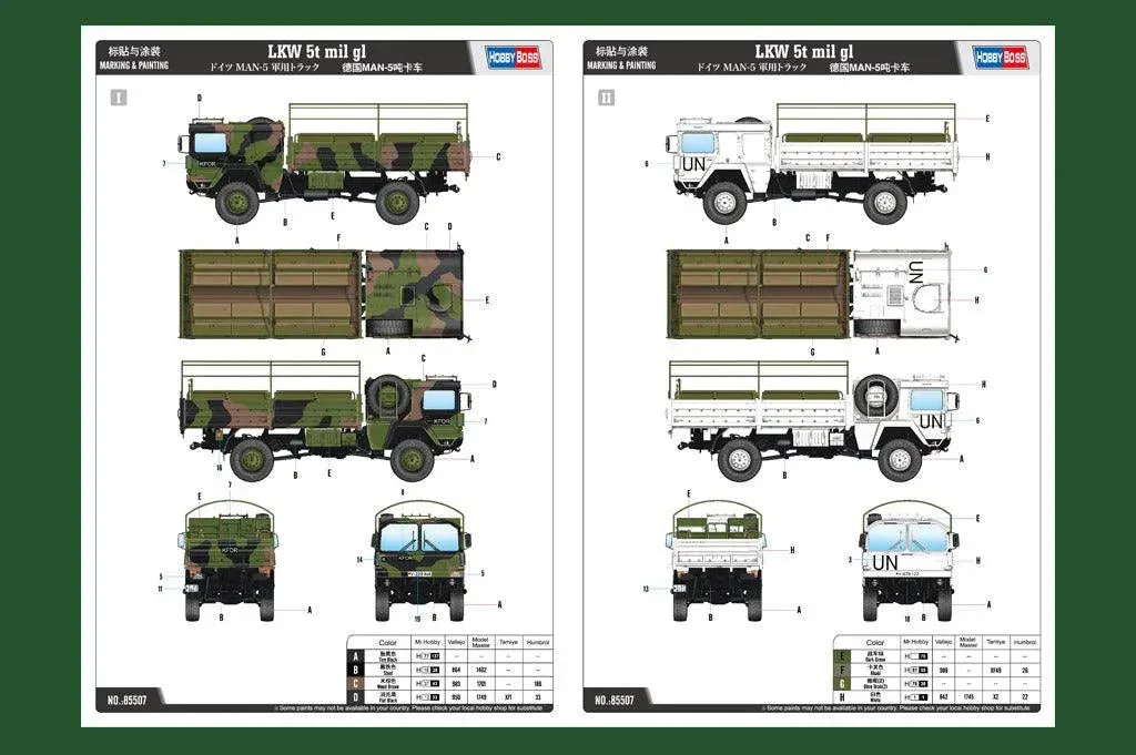 1/35 Hobby Boss LKW 5t mil gl 85507