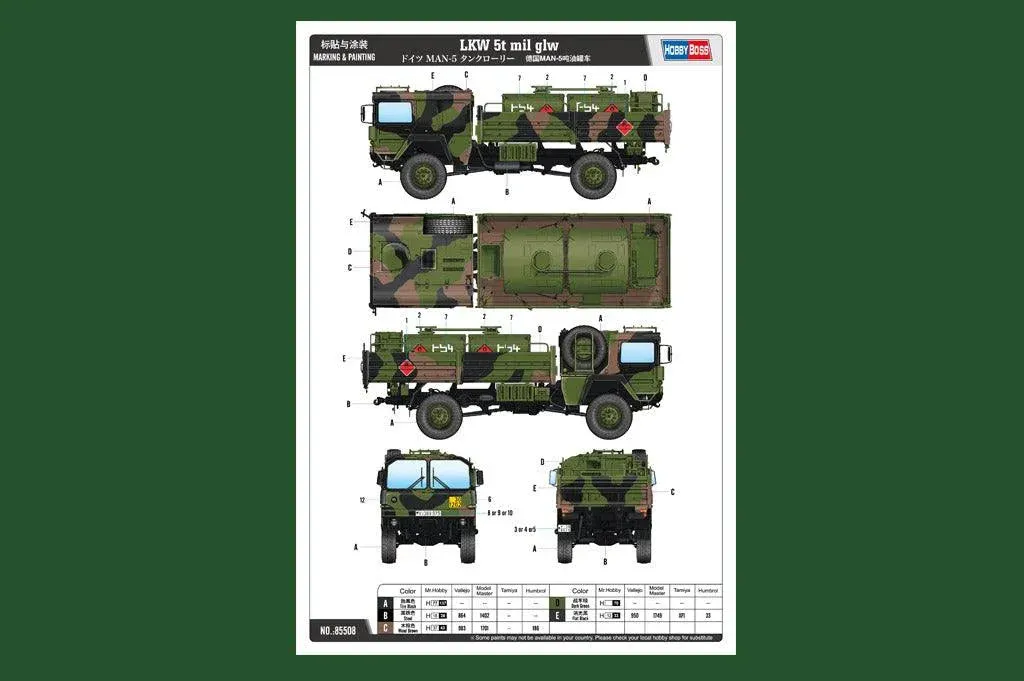 1/35 Hobby Boss LKW 5t mil glw 85508