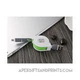 2-IN-1 Retractable Charging Cable