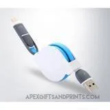 2-IN-1 Retractable Charging Cable