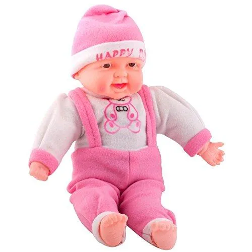 20 Inches Baby Musical and Laughing Boy Doll, Touch Sensors, Pink, Assorted Design.
