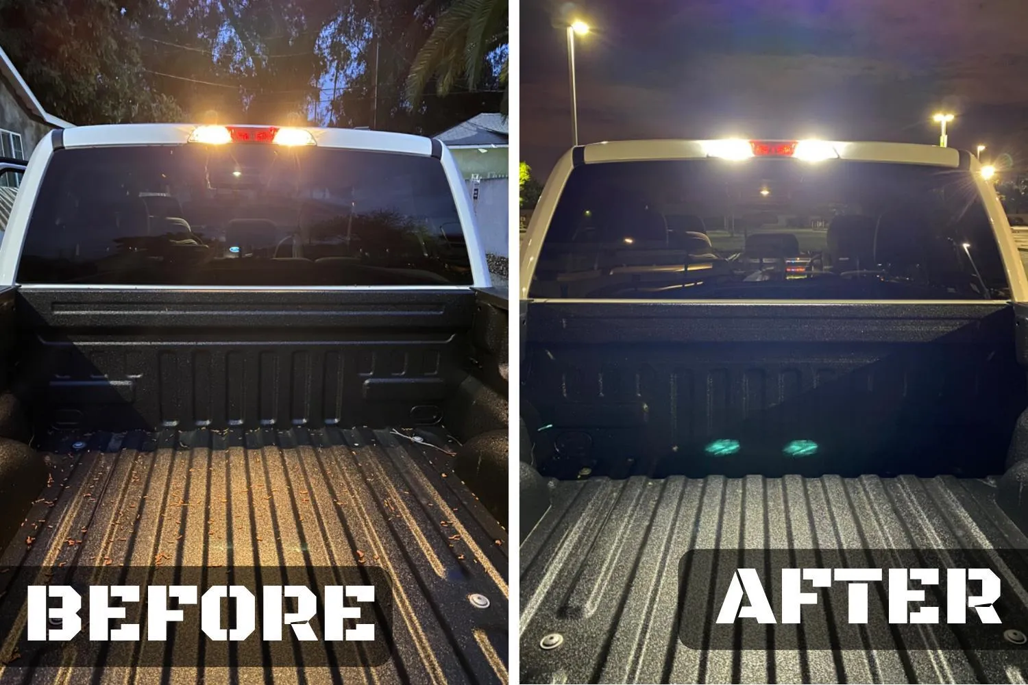2024 F150 LED Cargo & High Mount Brake LED Bulbs