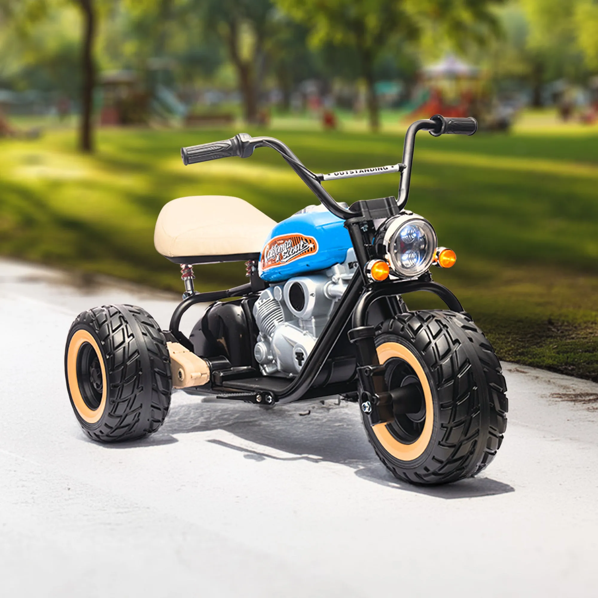 24V ElectroChopper Junior Electric Harley-Inspired Motorbike