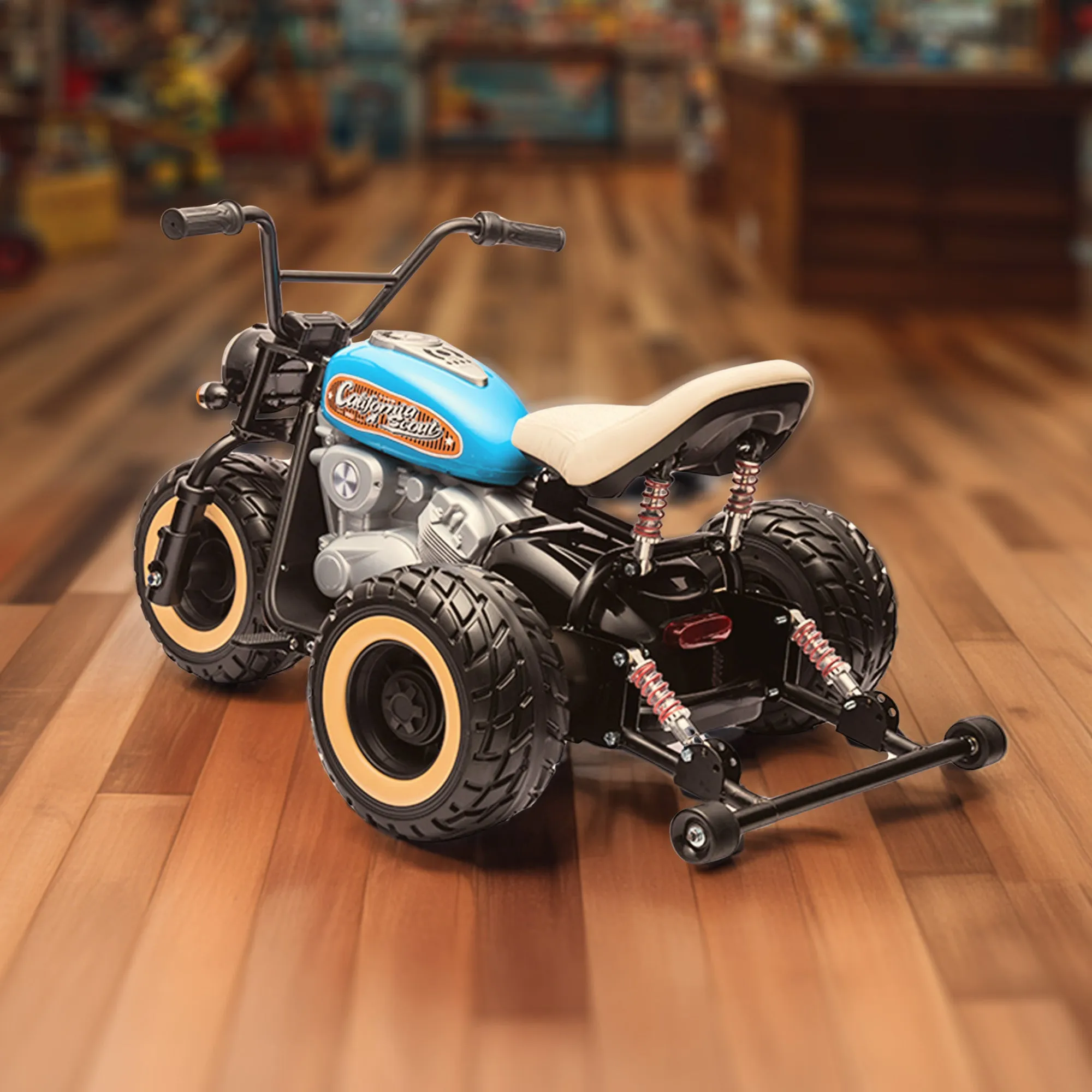 24V ElectroChopper Junior Electric Harley-Inspired Motorbike