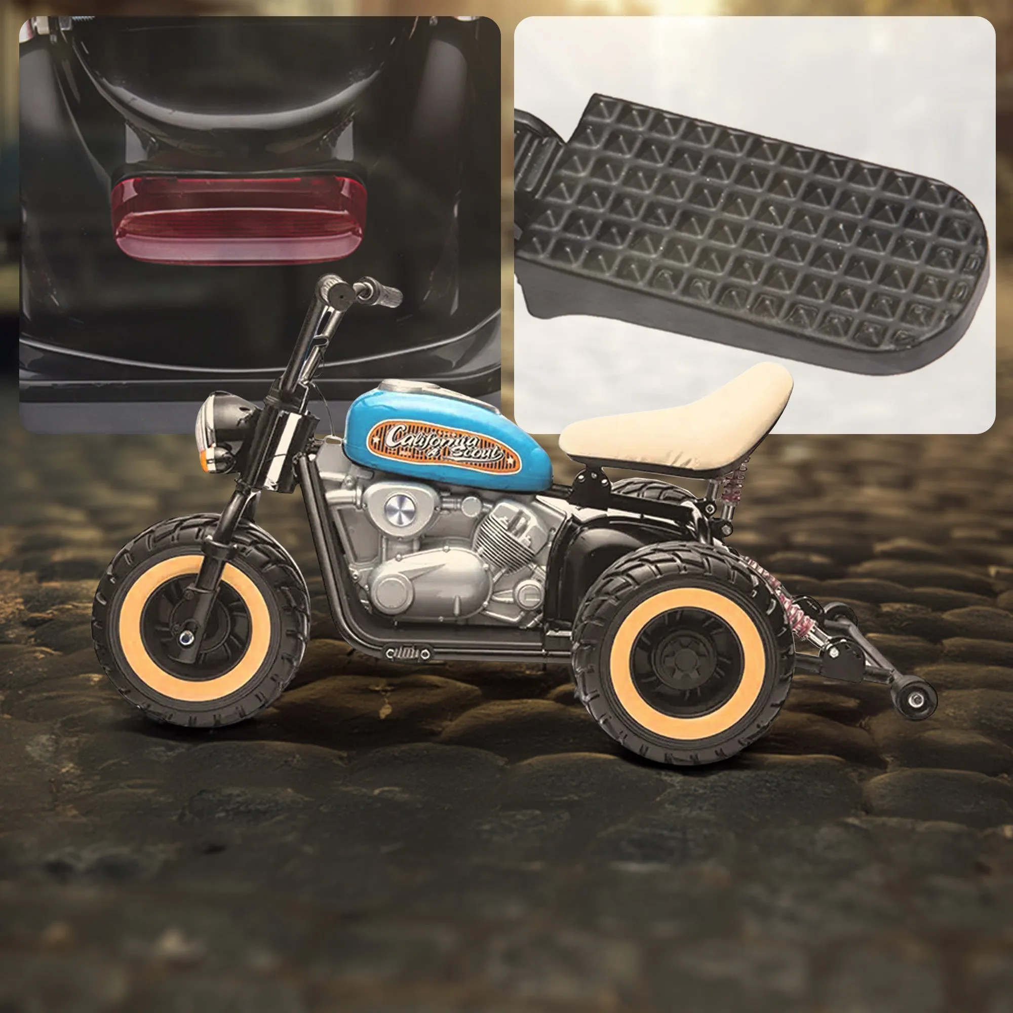 24V ElectroChopper Junior Electric Harley-Inspired Motorbike