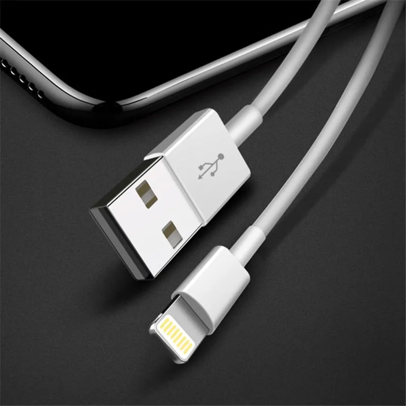 2m Original USB Data Charging Cable For iPhone 5 5S 6 6S 7 8 Plus X XS Max XR Fast Charger Phone Cables for iPad mini 2 3 Air 2