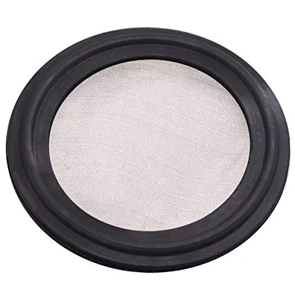 2" Viton Tri Clamp 40 Mesh Screen Gasket