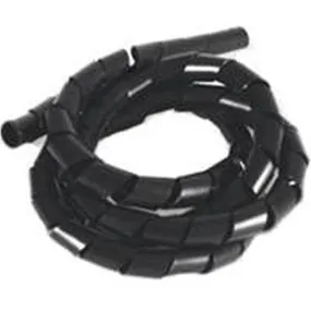 3-8in Black Spiral Wrap