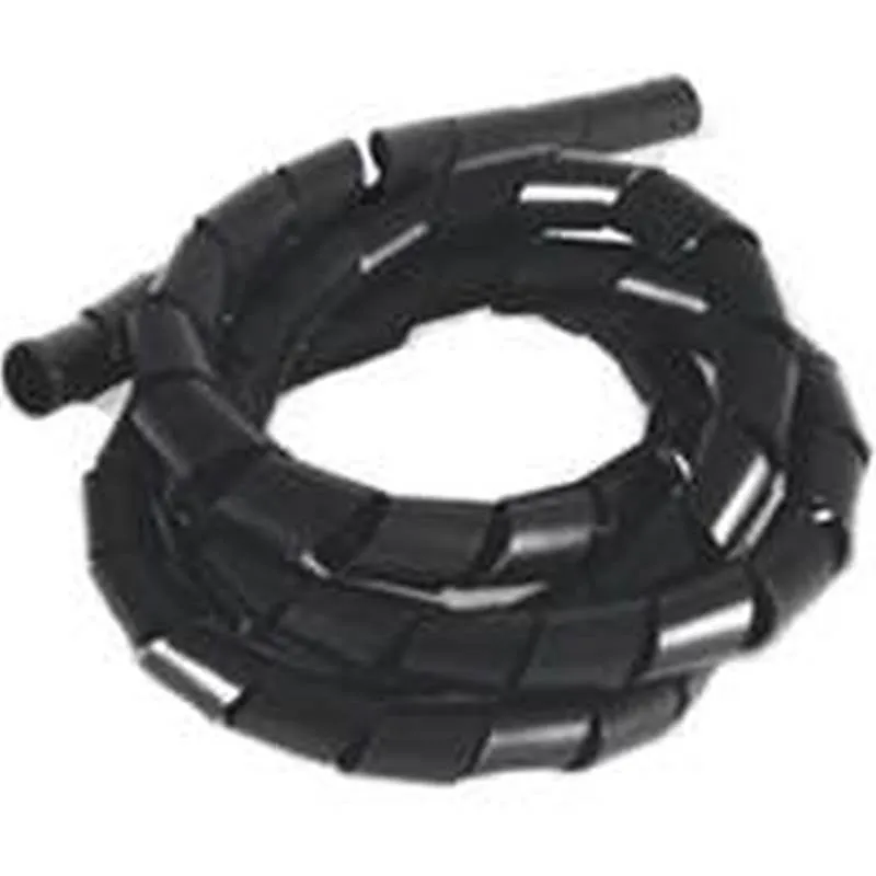 3-8in Black Spiral Wrap