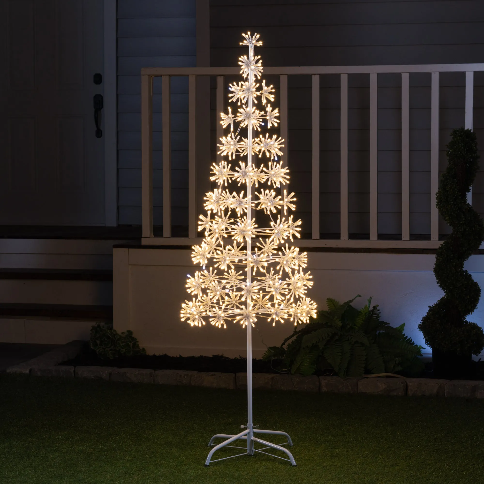 37459-A-L - Enchanting 1120 LED Twinkle LED Metal Cluster Tree