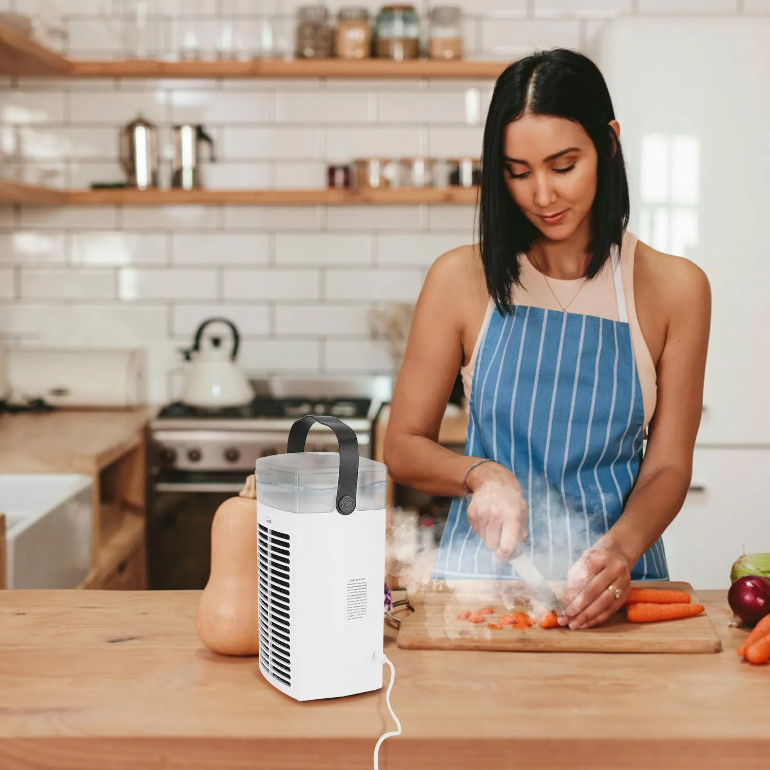 4-in-1 Evaporative Air Cooler Water Mist Cooling Fan