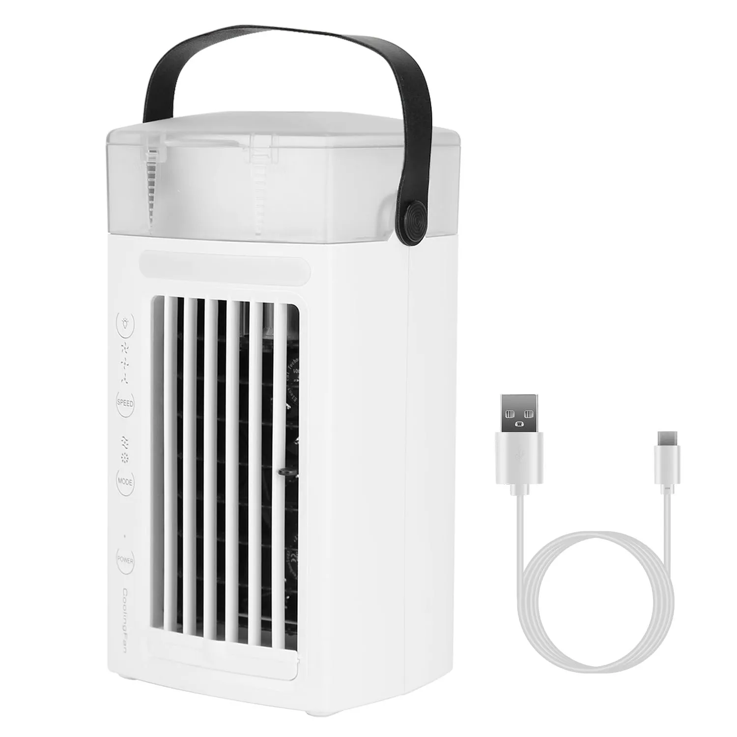 4-in-1 Evaporative Air Cooler Water Mist Cooling Fan