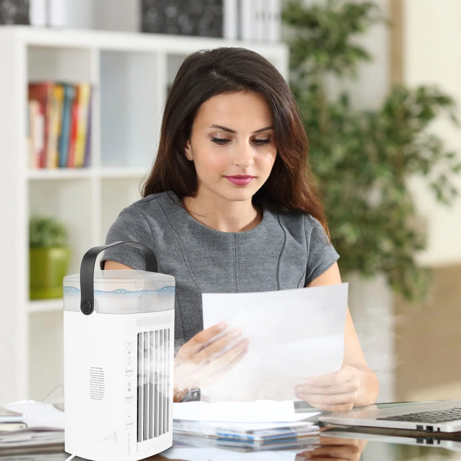 4-in-1 Evaporative Air Cooler Water Mist Cooling Fan
