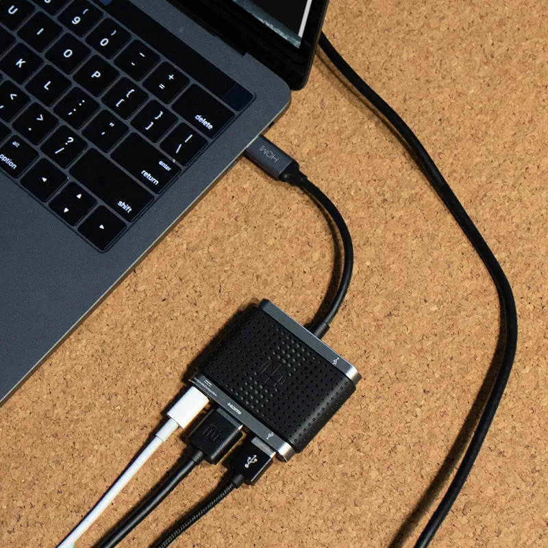 4 in 1 Type-C hub, HDMI, USB-C- HOMI HUB﹒C