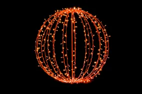 400 Orange 5mm LEDs on 32" Sphere