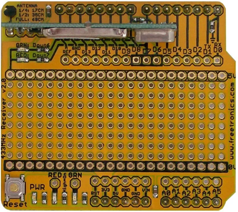 433MHz Receiver Shield for Arduino