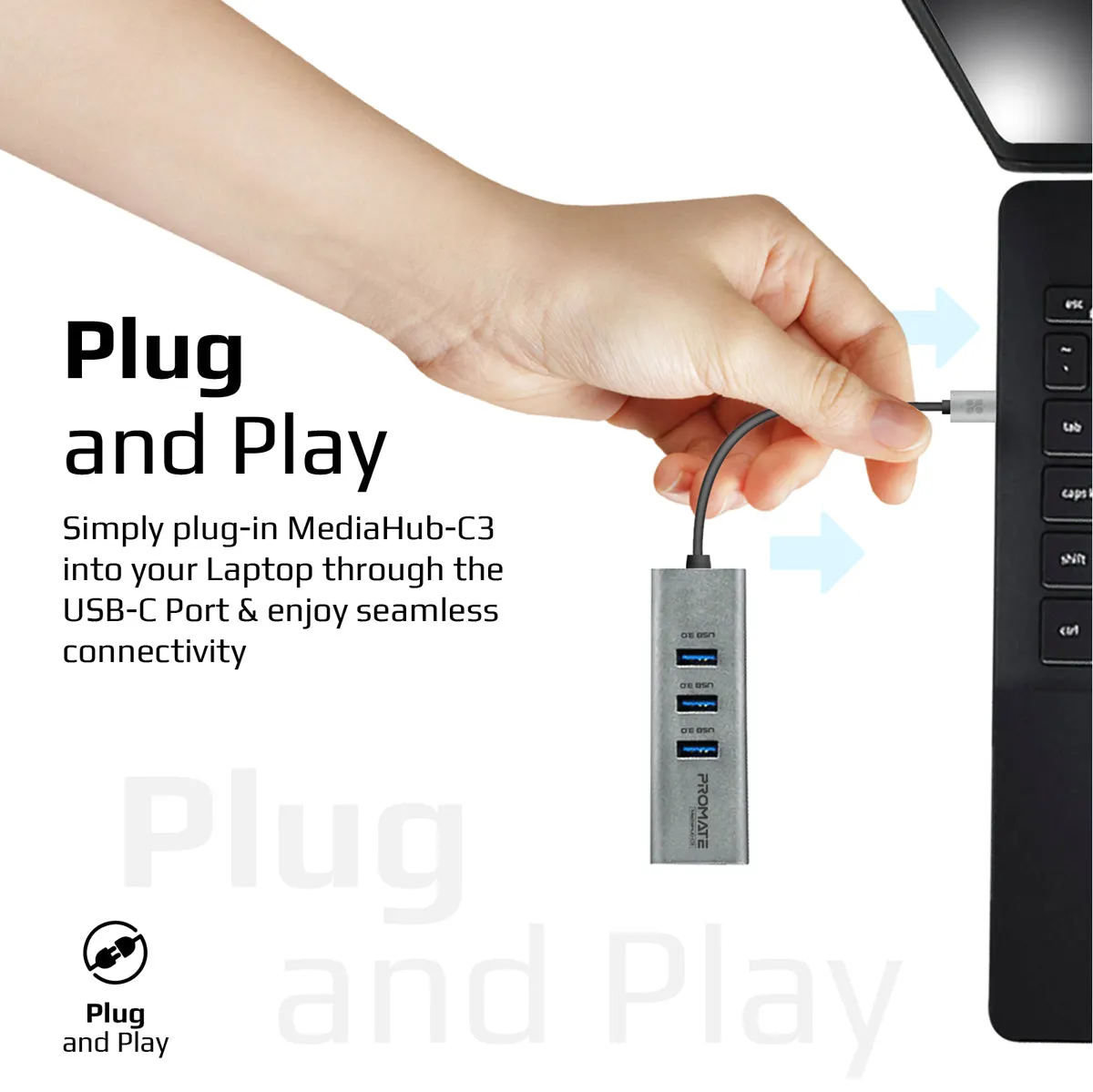 4K Vivid Clarity USB-C to HDMI<sup>®</sup> Adapter