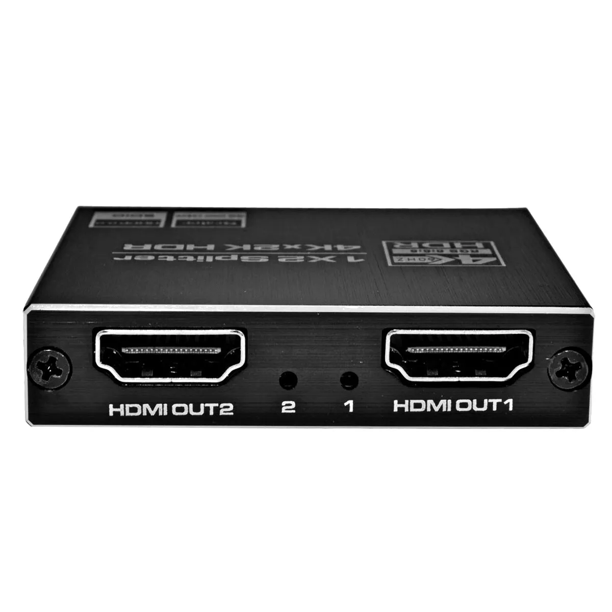 4Kx2K HDMI Intelligent Splitter HDR 1080p 1X2 3D Out for TV Monitor Sharing­ Screen Signal