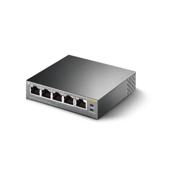 5-Port Gigabit Switch with 4-Port PoE - Desktop, Unmanaged