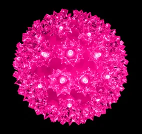 7.5" Sphere 100mm Pink LEDs