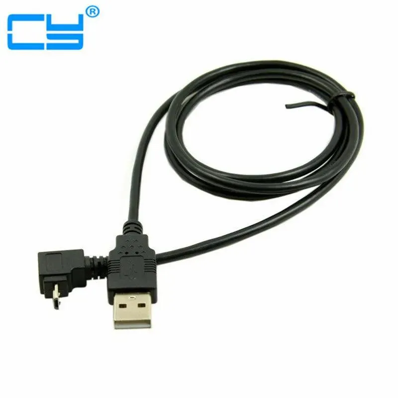 90 Degree Micro USB to USB Data Cable: Rapid Charge & Fast Transfer