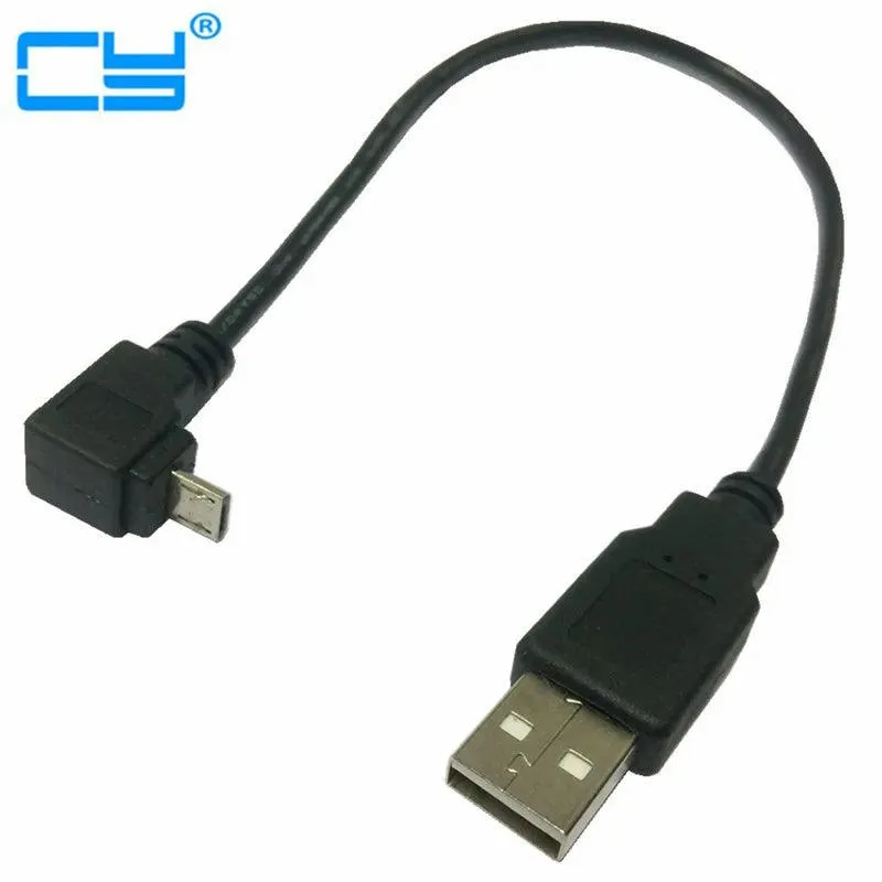 90 Degree Micro USB to USB Data Cable: Rapid Charge & Fast Transfer