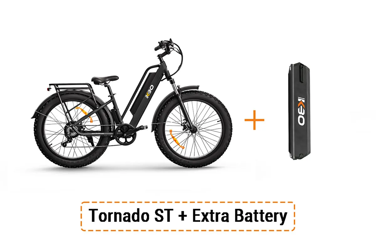 All-Terrain Electric Bike KBO Tornado Grey