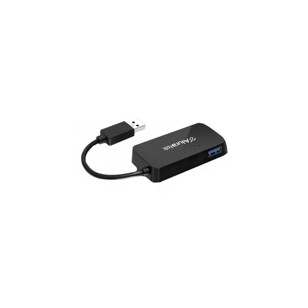 Aluratek AUH2304F 4-Port USB 3.0 SuperSpeed Hub with Attached Cable