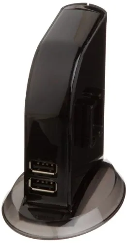 Amazon Basics 7 Port USB 2.0 Hub Tower with 5V/4A Power Adapter