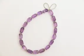 AMETHYST beads uneven faceted tube shape, Amethyst Faceted Beads, Amethyst briolette, Amethyst Drops, Amethyst Gemstone beads AAA 