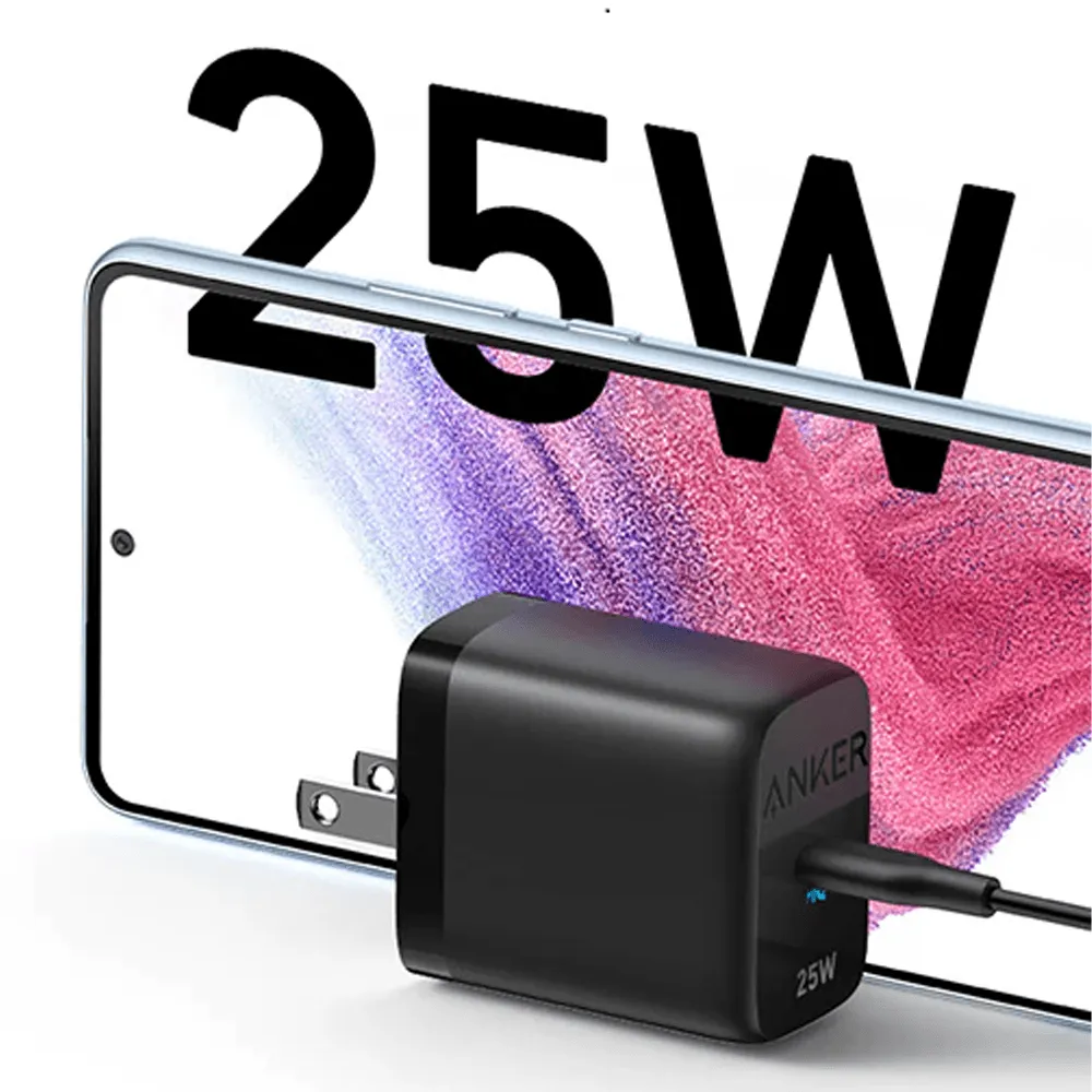 Anker 312 A2642J11 Ace 2 Wall Charger Type-C 25W Fast Charging - Black