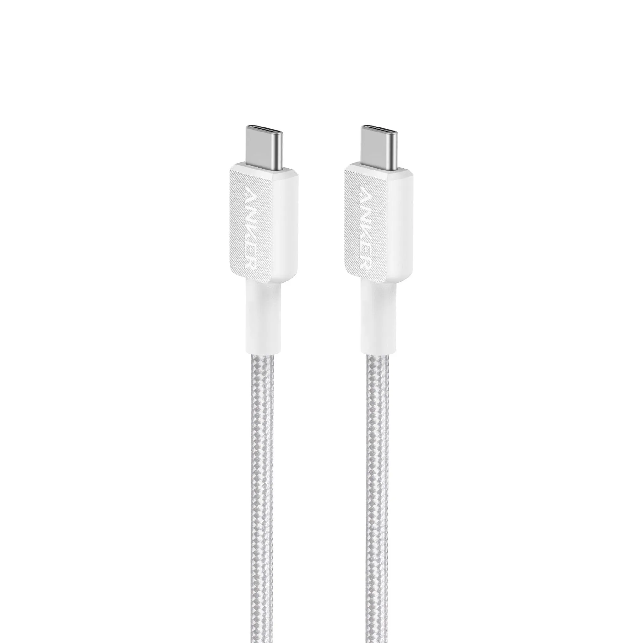 Anker 322 USB-C to USB-C Cable (6ft Braided) - White