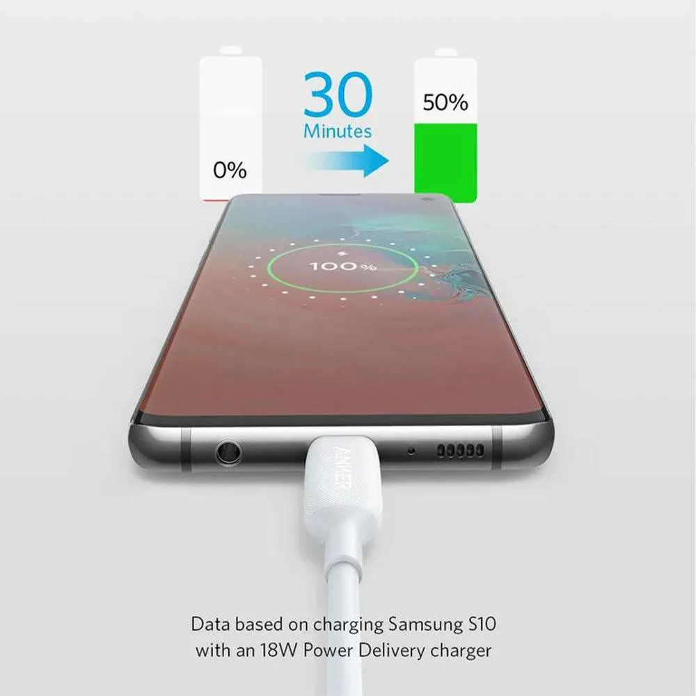 Anker PowerLine III A8852H21 Type-C To Type-C Cable 60W Fast Charging 0.9m