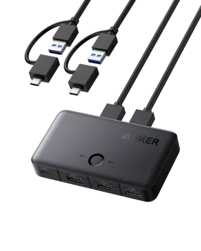 Anker USB 3.0 Switch (5Gbps, For Desktop and Laptop)
