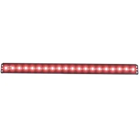 Anzo USA 861156 Slimline LED Light Bar; 24 in.; 20 LEDs; Red LEDs;