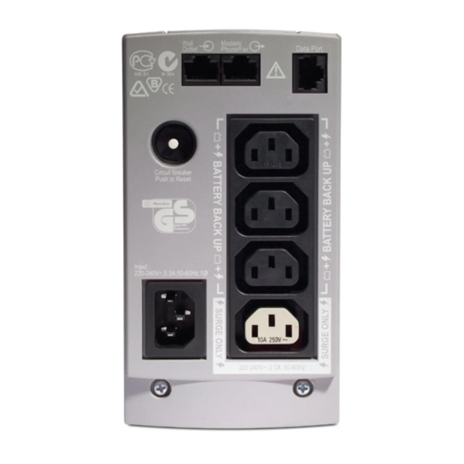 APC Back UPS BK500EI 500VA 230V UPS, (USB port) w USB cable