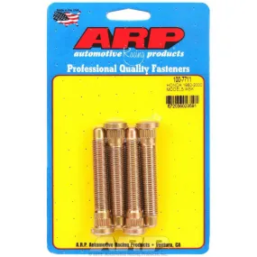 ARP Wheel Stud - 12 mm x 1.50 Thread - 2.850 in Long - 0.485 in Knurl - Chromoly - Cadmium - Honda - Set of 4