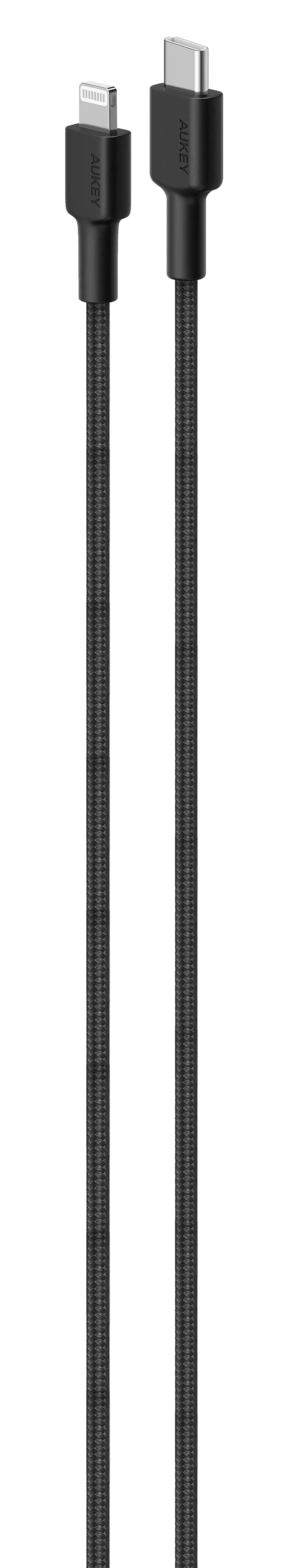 Aukey Braided Nylon USB C To Lightning Cable