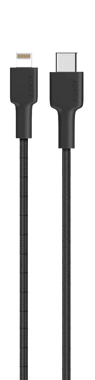 Aukey Braided Nylon USB C To Lightning Cable