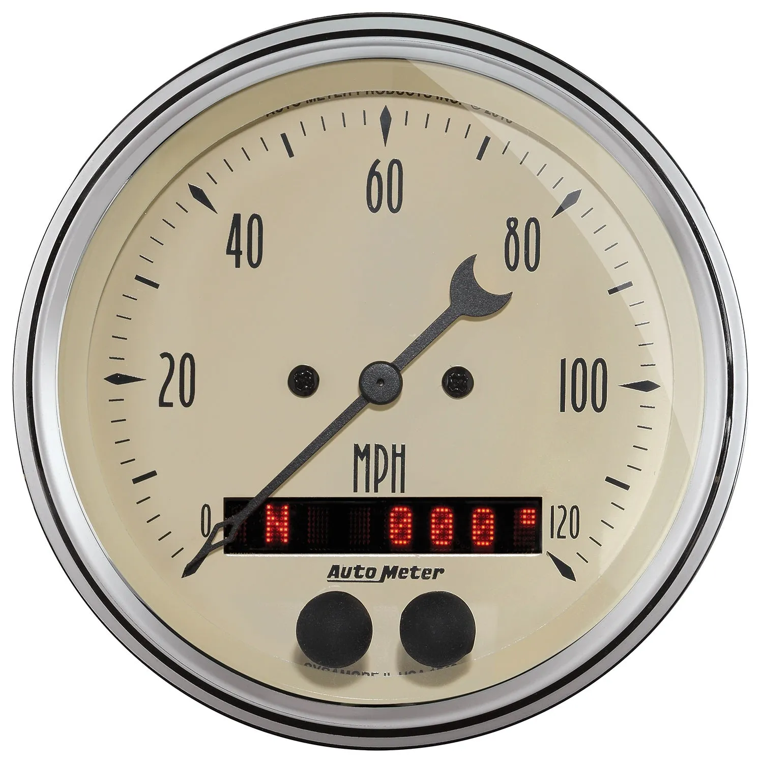 AutoMeter 1800 2 PC. GAUGE KIT; 3-3/8in. QUAD/SPEEDOMETER; 240-33 O; ANTIQUE BEIGE