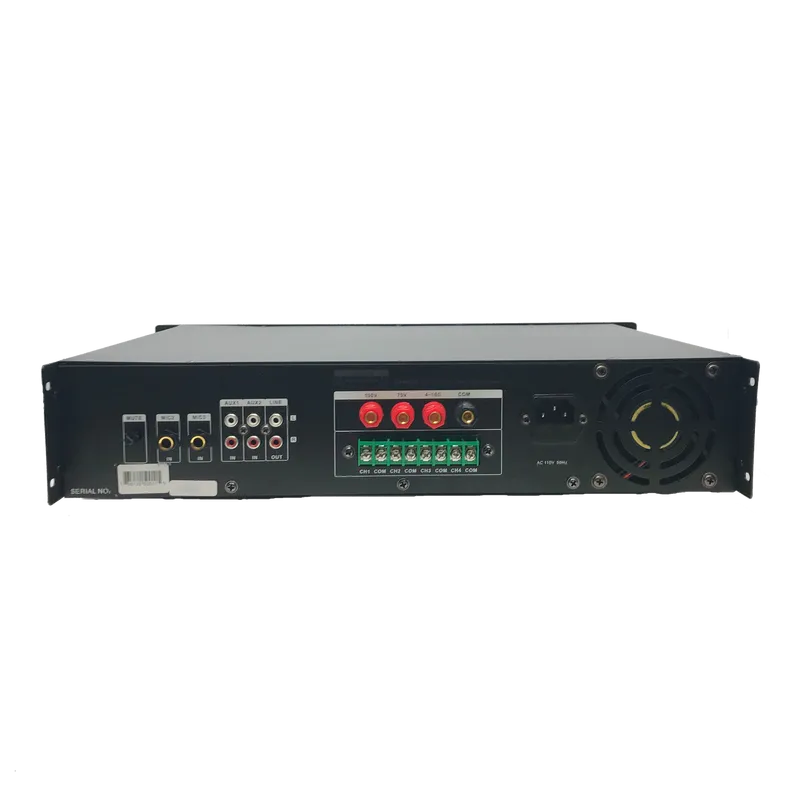AVP400 - 380W 4-Zone 70v/100v/4-16Ω Commercial Mixer Amplifier
