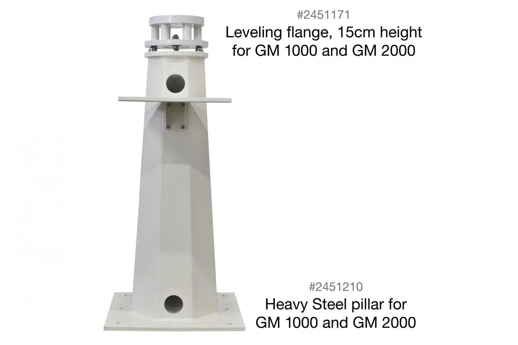 Baader Steel Leveling Flange for 10Micron GM1000