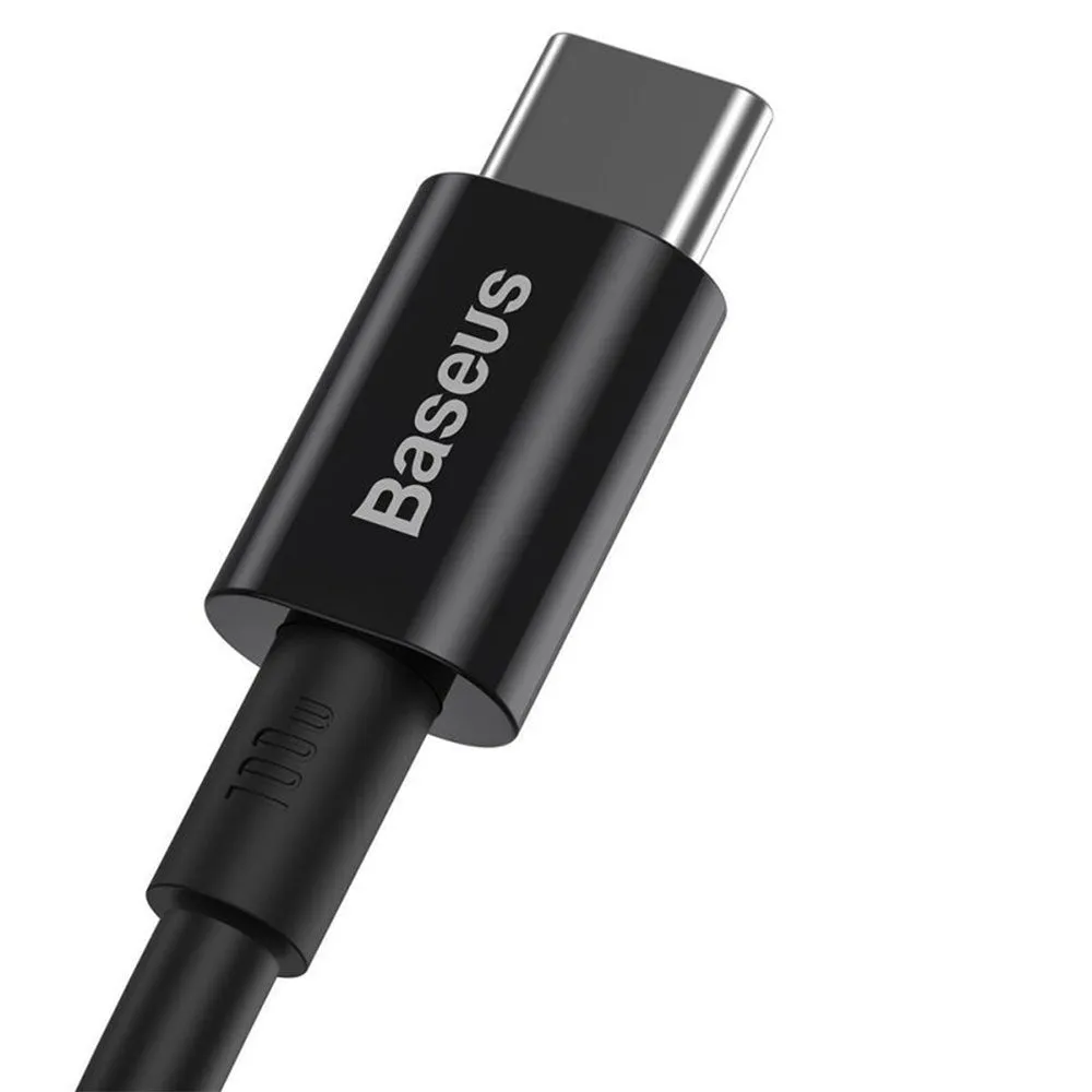 Baseus Superior Series CATYS-C01 Type-C To Type-C Cable 100W Fast Charging 2m - Black
