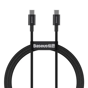 Baseus Superior Series CATYS-C01 Type-C To Type-C Cable 100W Fast Charging 2m - Black