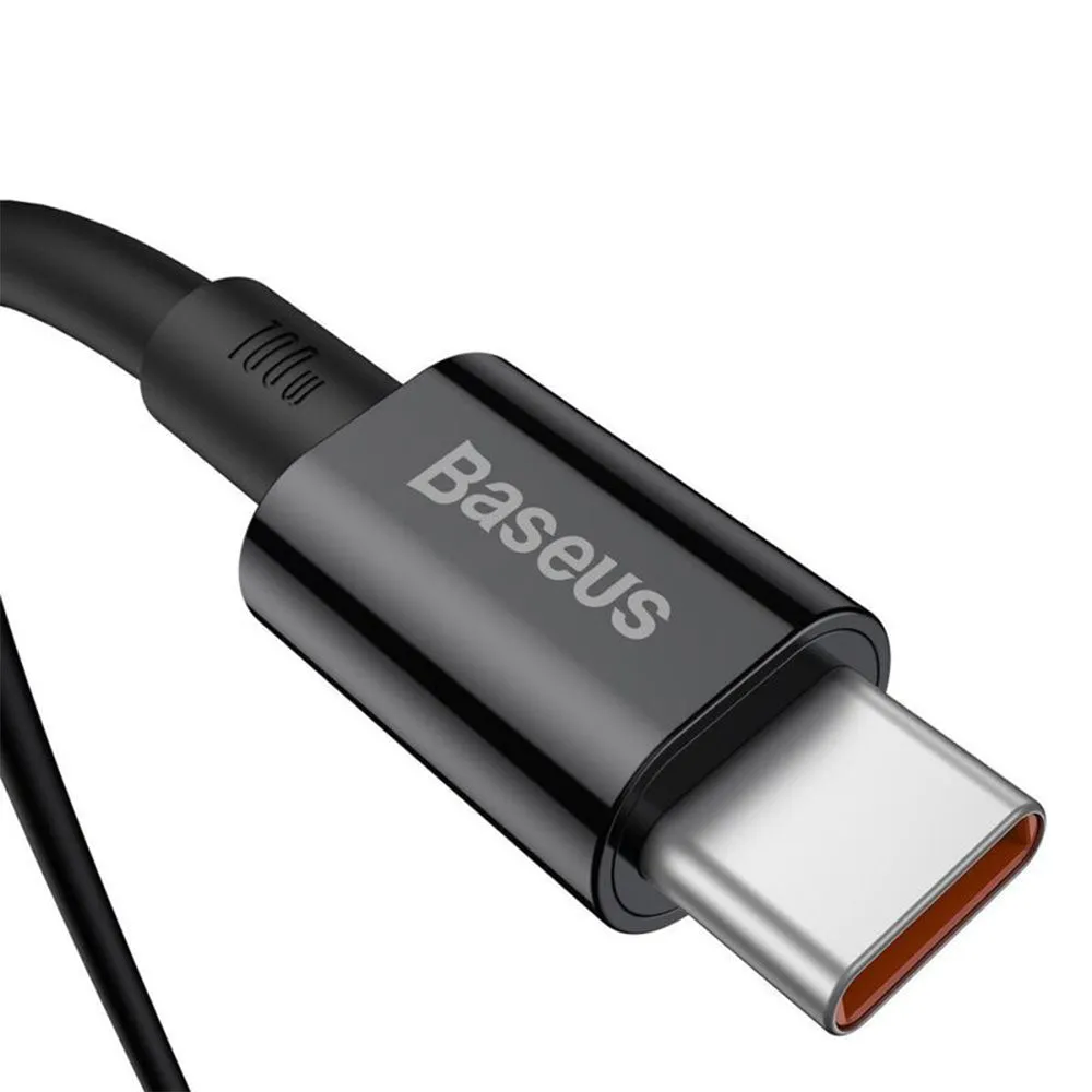 Baseus Superior Series CATYS-C01 Type-C To Type-C Cable 100W Fast Charging 2m - Black