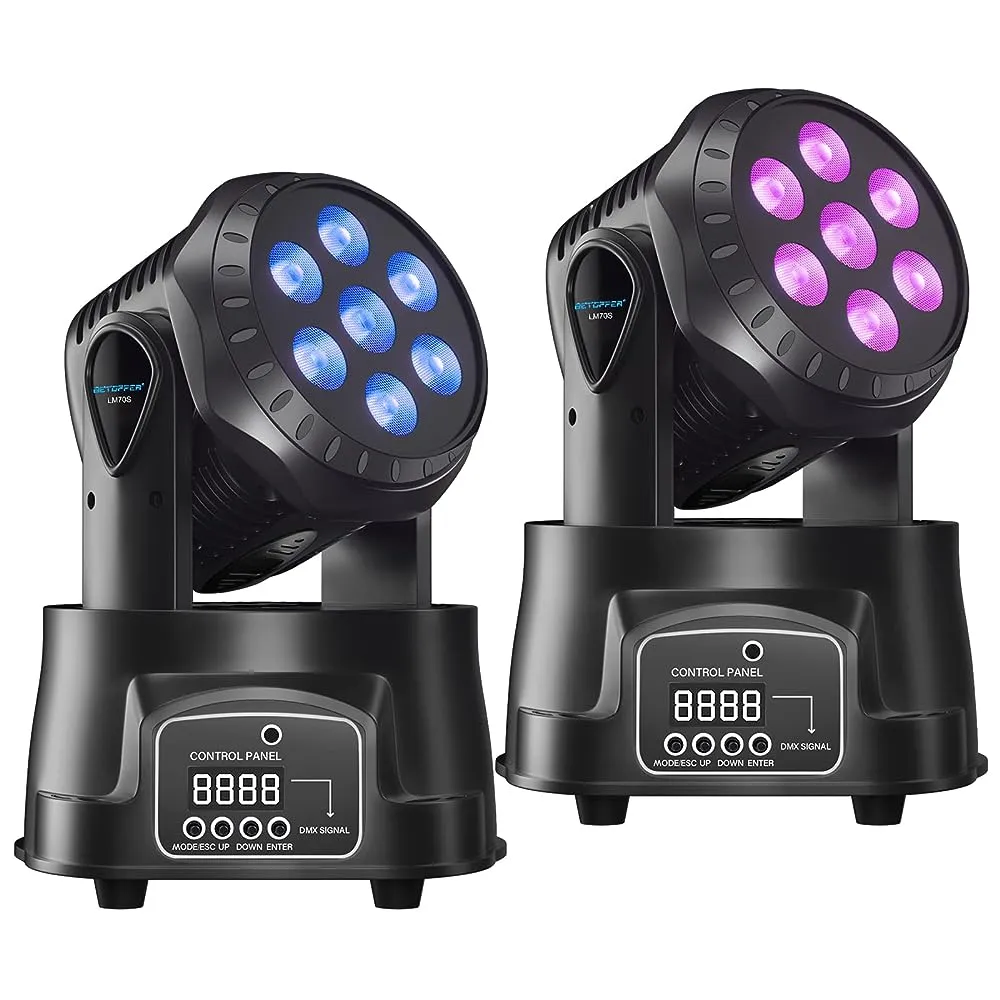 Betopper LM70S 7x8w Mini Moving Head Stage Light