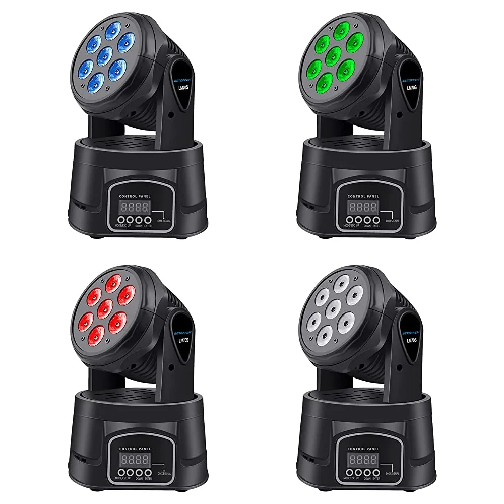 Betopper LM70S 7x8w Mini Moving Head Stage Light