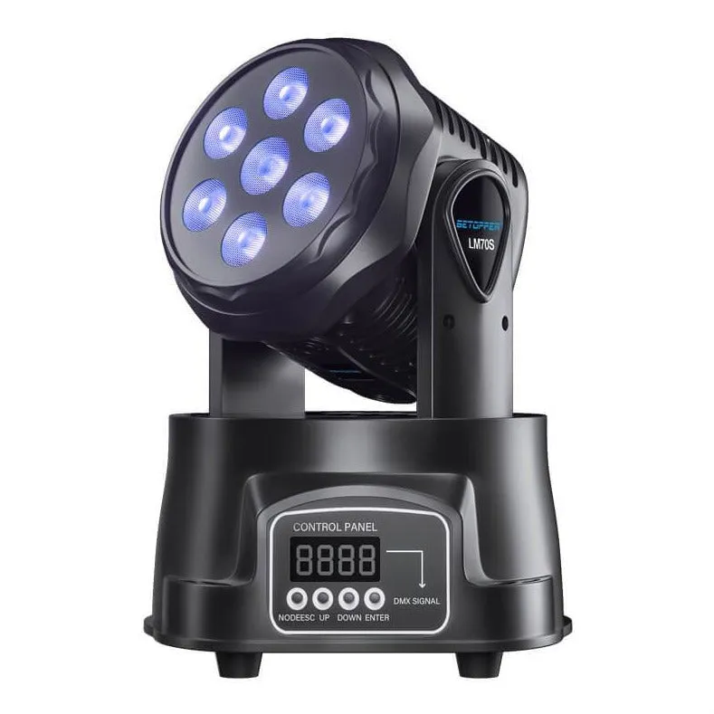 Betopper LM70S 7x8w Mini Moving Head Stage Light